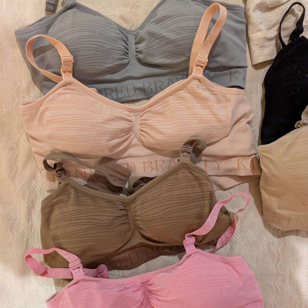 Kindred Bravely Nursing And Pumping Bras Set Of 7